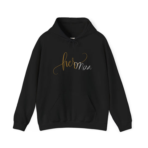 Gold and Black Her Man/Married and Loving It Hoodie