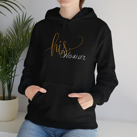 Gold and Black His Woman/Married and Loving it Hoodie