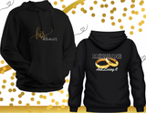 Gold and Black His Woman/Married and Loving it Hoodie