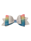 White/Rainbow Bow